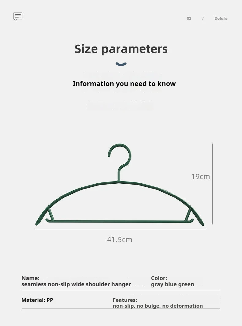 Clothes Hangers Plastic Non-slip Seamless Hangers Traceless Semicircle Coat Hangers Drying Windproof Clothes Racks