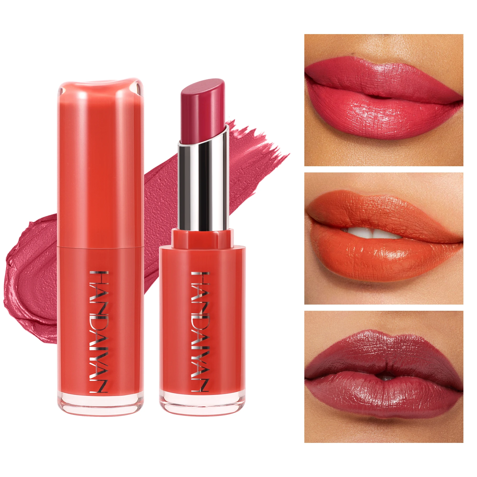 HANDAIYAN 8-color matte velvet lipstick to enhance the color lasting color not easy to fall out natural moisturizing lipstick