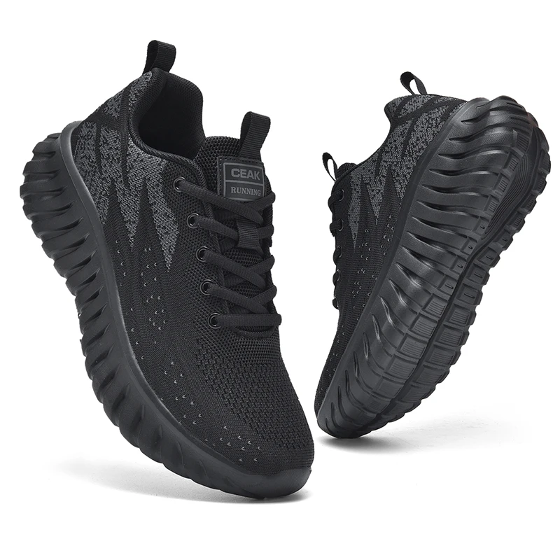 

High Quality Men Shoes Sneakers Fashion Lightweight Soft Sole Men's Running Shoes Cushioning Breathable Male Mesh Off-road Shoes