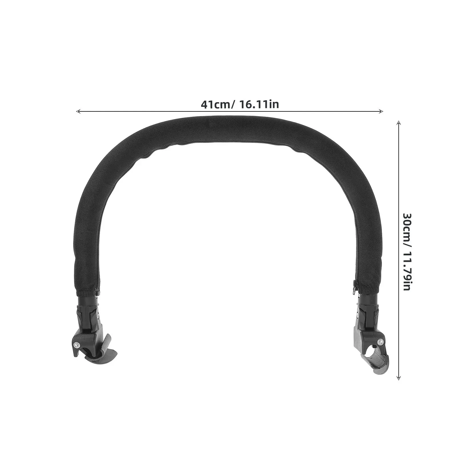 Heavy Duty Stroller Handle Armrest Crossbar for Baby Toddler Strollers Made of Metal and Sponge Safe Sturdy Universal Fit