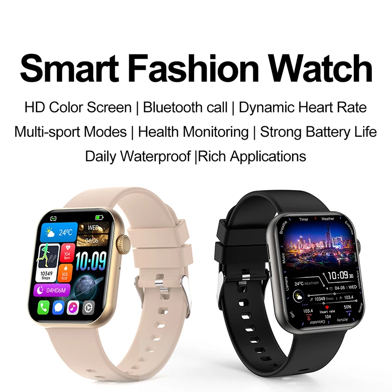 

2025 New Smart Watch Men Women HD Waterproof Support 120 Sports ECG+PPG 1.81 inch Bluetooth Call Smart Watch For Men DT Watch 10