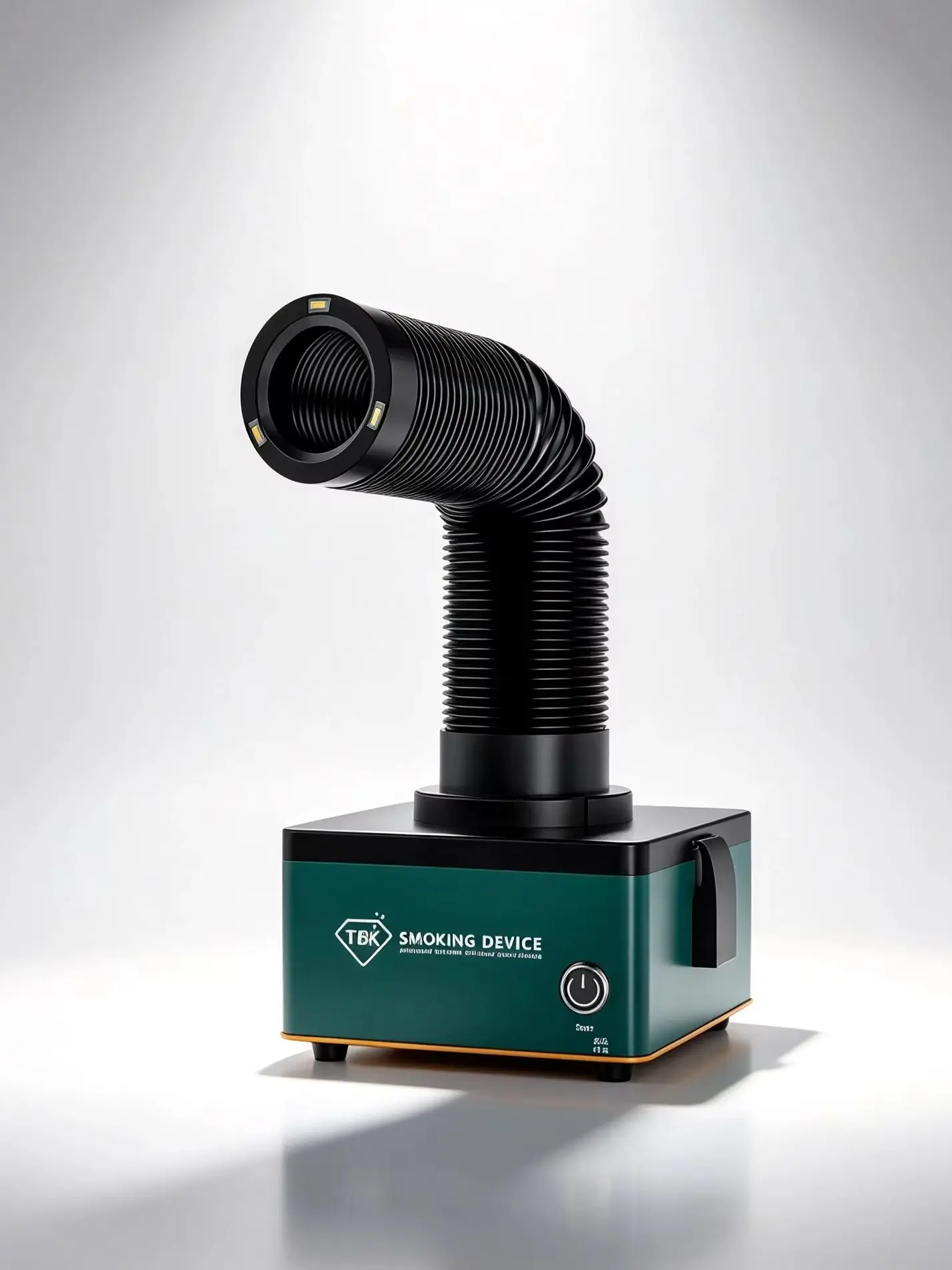 Mini Fume Extractor LED Light Smoke Purifier 4-Layer Filtration Solder Iron Absorber TBK-638