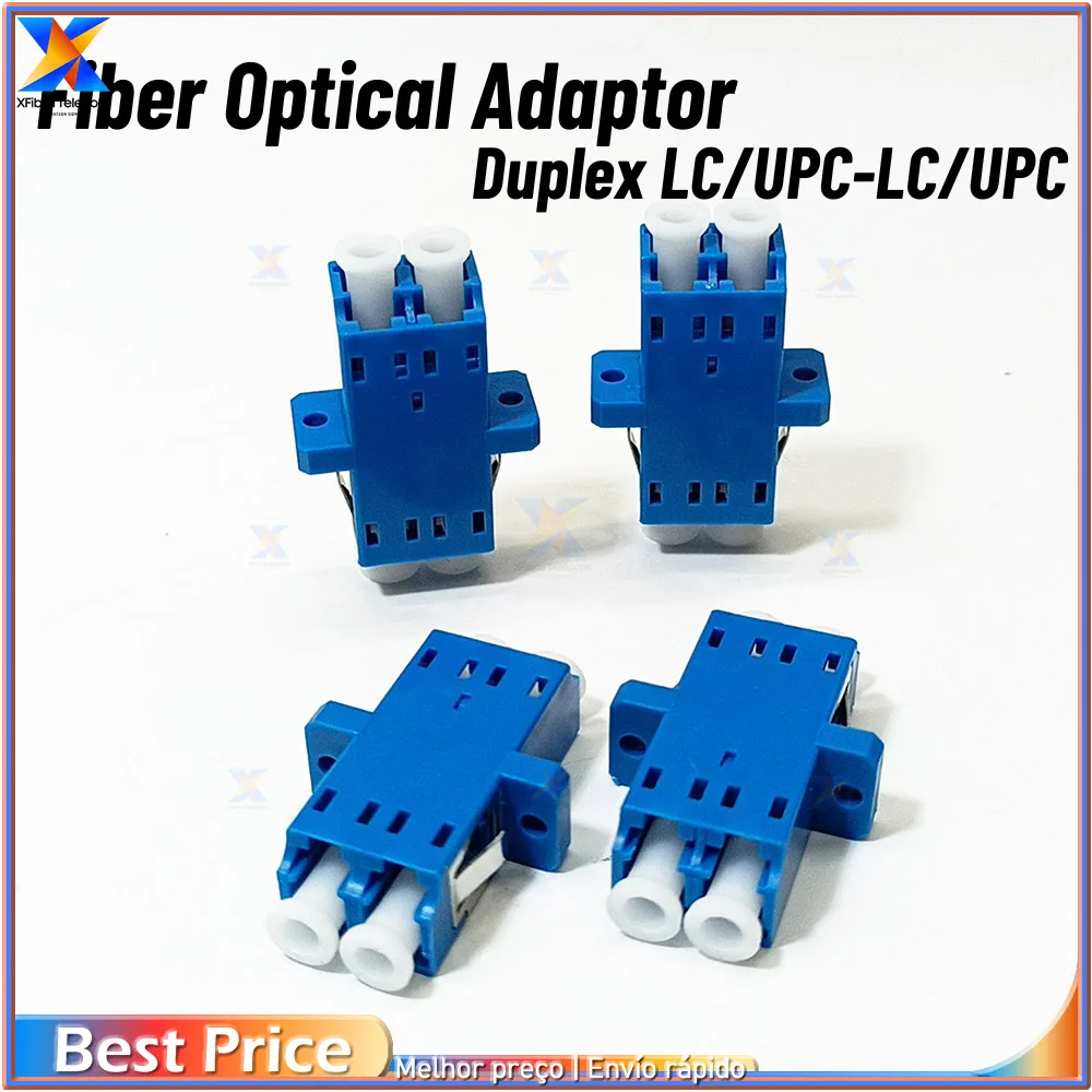 

LC UPC Fiber Optic Flange Connector Adapter, DX SM, Duplex, FTTH, Free Shipping, 50 Pcs/Lot