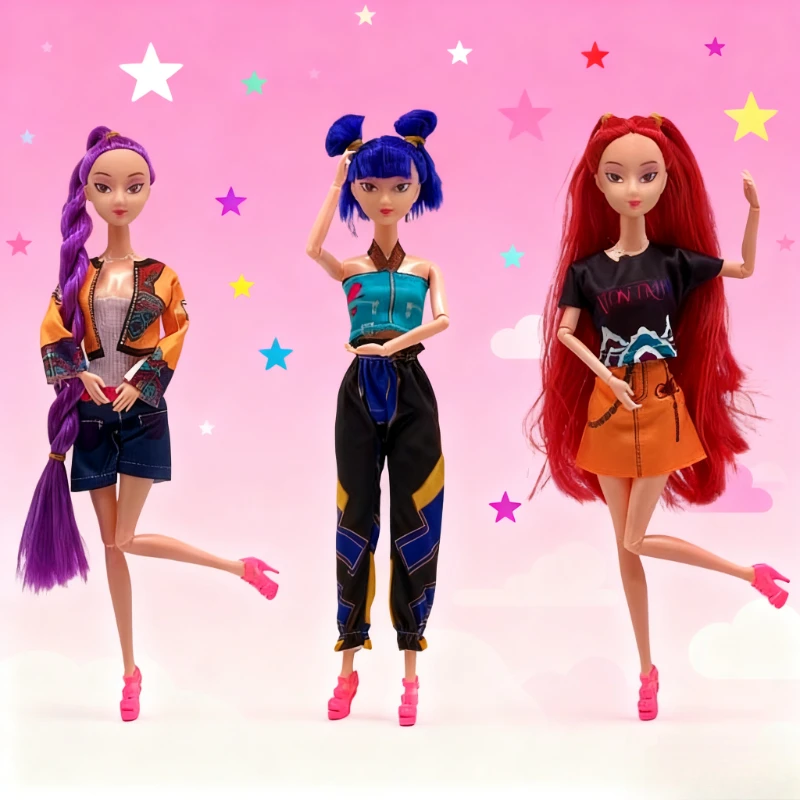 

2025 New Kpop Devil Hunter Fashion Dolls Vinyl Collectible Christmas Birthday Gifts for Girls