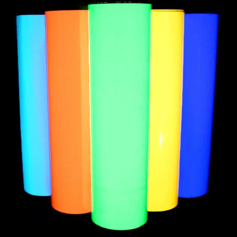 Road Reflector Noctilucent Storage Luminescent PVC/PET Night Glowing Self-adhesive Film