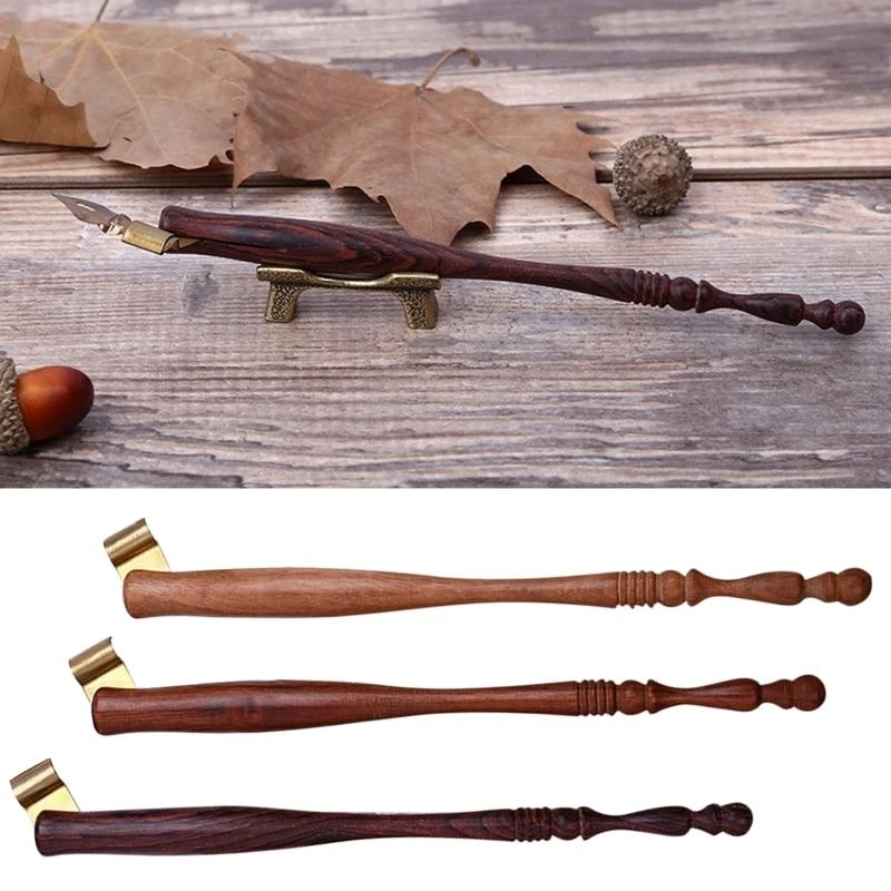 Wooden Pen Holder Comic Dip Pen Nib Holder for Beginner