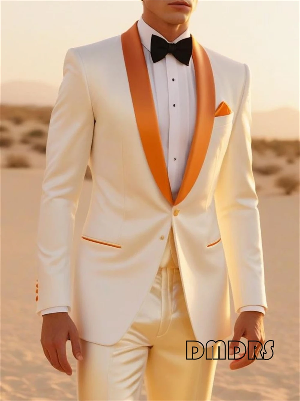 

Fashion Wedding Suit for Groom with Shawl Collar Jacket and Dress Pants, Custom Make Size XXS-7XL Elegant Party Tuxedo Dinner