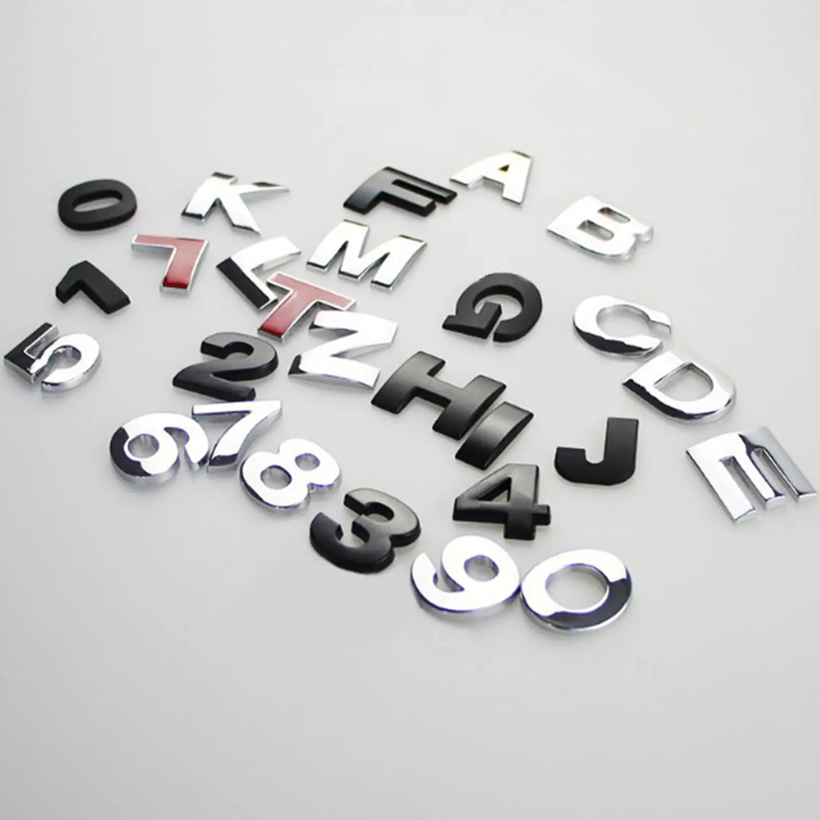 

Raised 3D Car Letter Sticker Waterproof Auto Decal Custom Name Badge for Motorhome RV SUV Decoration