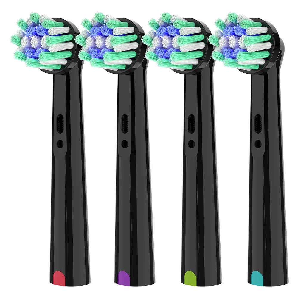 Cabezales de repuesto para cepillo de dientes eléctrico Cross Action compatibles con Oral B Pro, cabezal de cepillo con cerdas en forma de X y en ángulo para OralB