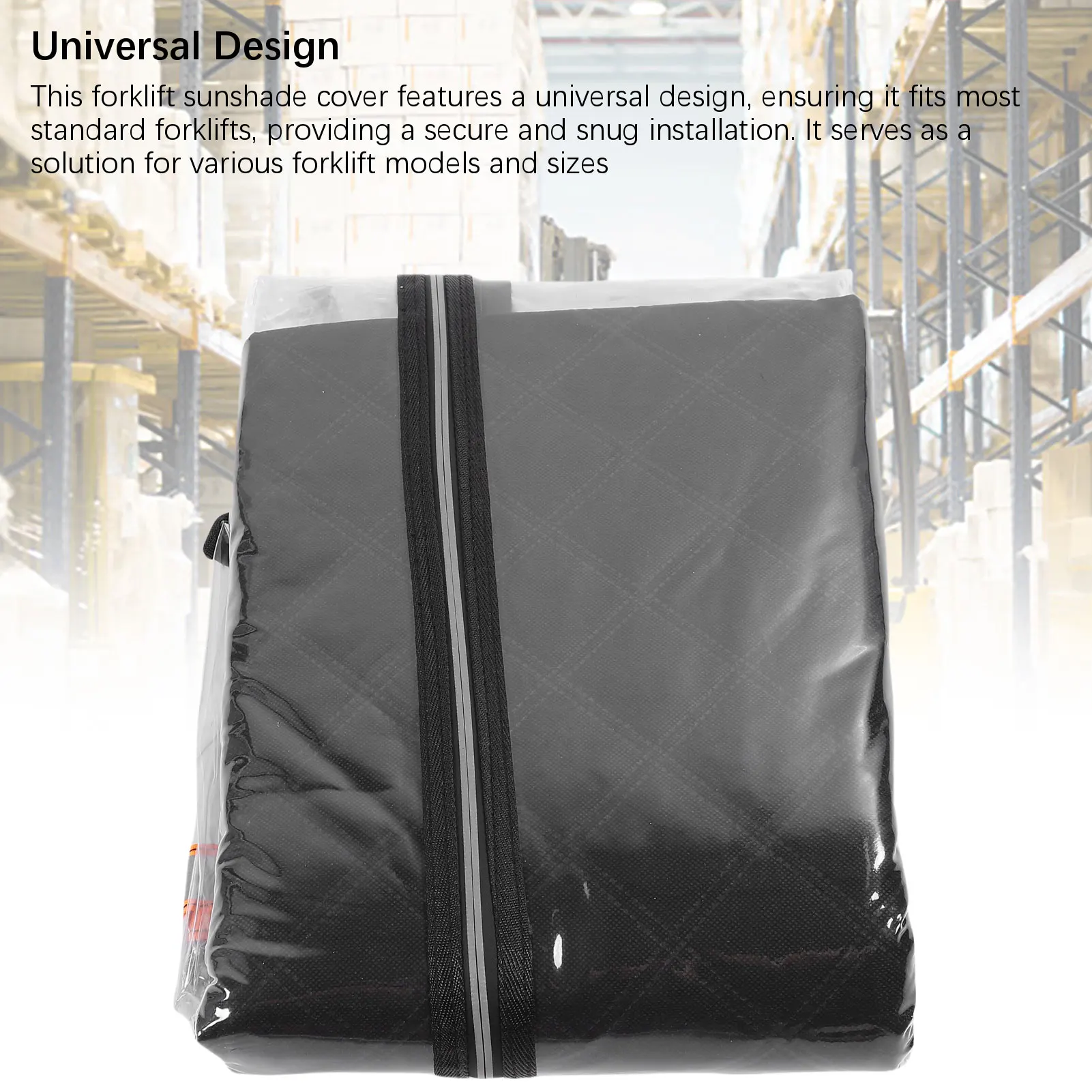 Forklift Cover Dust Rain Wind Proof Transparent EVA Protective Enclosure All Weather Forklift Sunshade Forklift Rain Cover