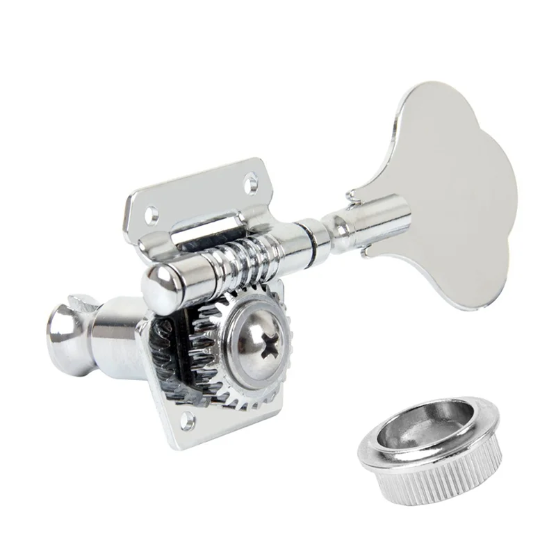 

ABXY 16Pcs Guitar Tuning Pegs Electric Bass Tuner Peg Guitar Open Gear Tuning Pegs Machine Heads Silver