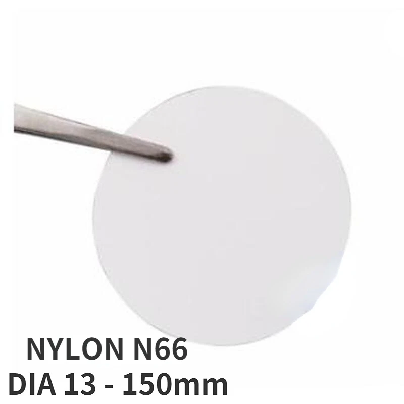 50pcs lab Organic Nylon N66 13mm to 150mm translucent millipore filter membrane with big pore size 15um/40um/60um for experiment