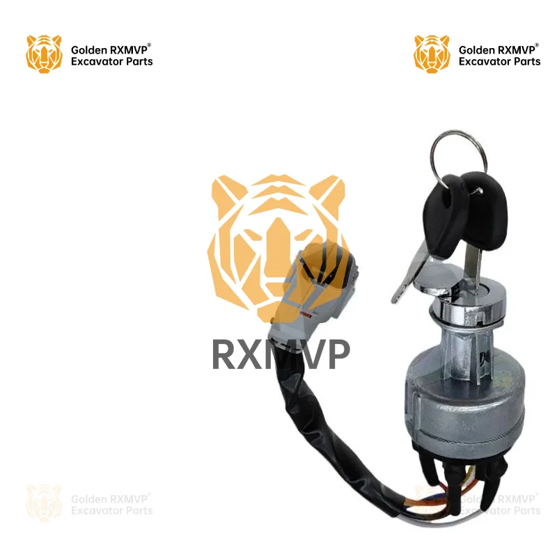 For Hyundai R220-5/210-5/110lc-7/electric Lock Ignition Switch 21n4-10400 Excavator Accessories