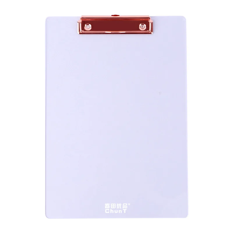 Premium Frosted Acrylic Writing Clipboard A4 with 8K Art Board for Students, A3 Exam Pad, and Note Paper Clamp Office Supplies