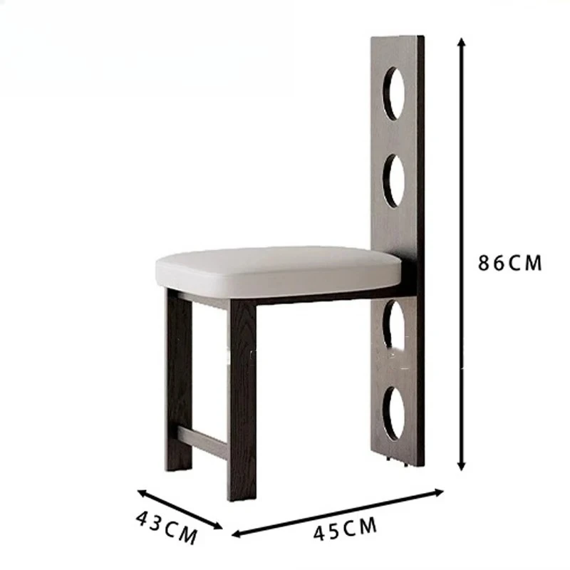 Classic Vintage Dining Chairs Luxury Elegant Comfortable Minimalist Dining Chairs Trendy European Chaises Living Room Furniture