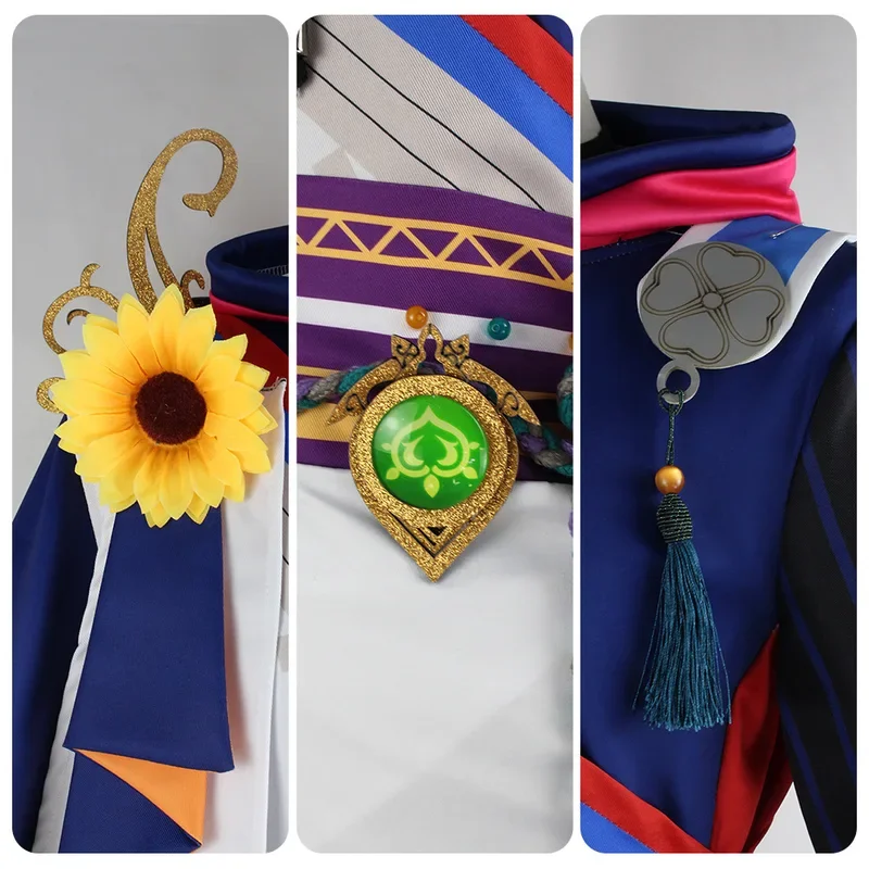 Genshin Impact Tighnari Cosplay Halloween For Women Carnival Costume Anime Clothes Disfraces Mujer Hombre