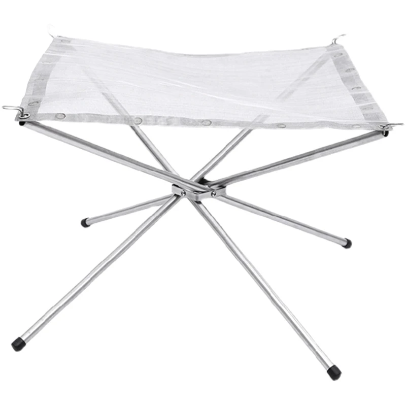 

GM-Portable Outdoor Fire Pit Upgraded Camping Fire Pit Foldable Mesh Fire Pits For Camping, Campfire With Carrying Bag