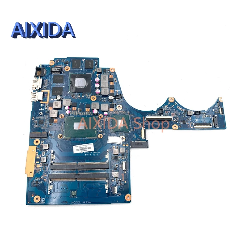 AIXIDA DAG35AMB8E0 856678-601 856678-001 Mainboard For HP 15-AX 15-BC Laptop Motherboard SR2FQ i7-6700HQ GTX 960M GPU full test