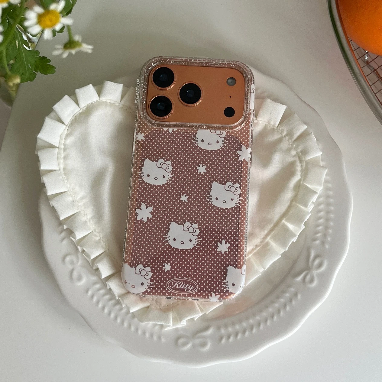 Cute Cartoon Y2K Hello Kitty Transparent Mobile Phone Case for IPhone 17 Pro Max 17 Pro 16 Pro Max 17 16 15 Pro Max Phone Case