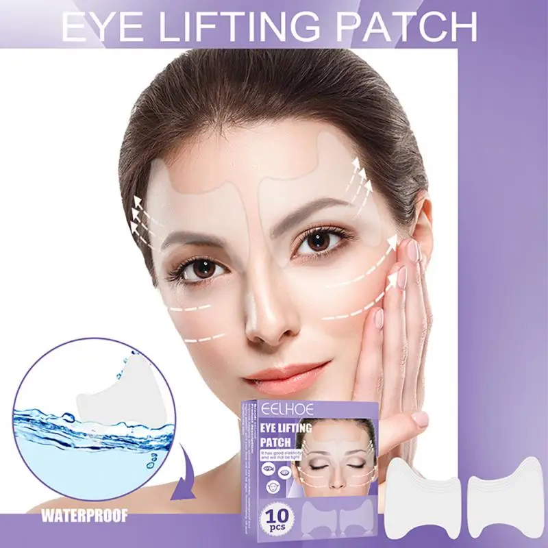 10 Pcs Eye Lifting Patch Dilute Eye Circles Anti Aging Fine Lines Under Eye Bags Lift Tighten Eye Mask Eye Patch Skin Care Tools