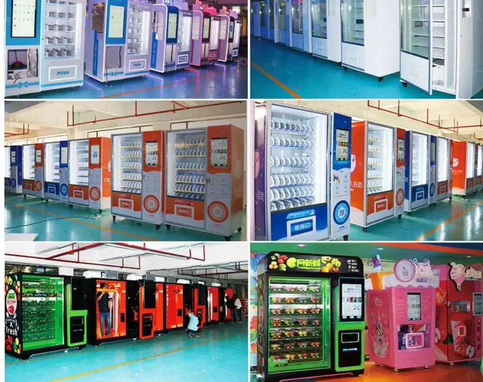 Outdoor Custom Automatic Cake Popcorn French Fries Candy Hot Food Snack Pizza Vending Machine for Foods and Drinks Retail Items - Image 4