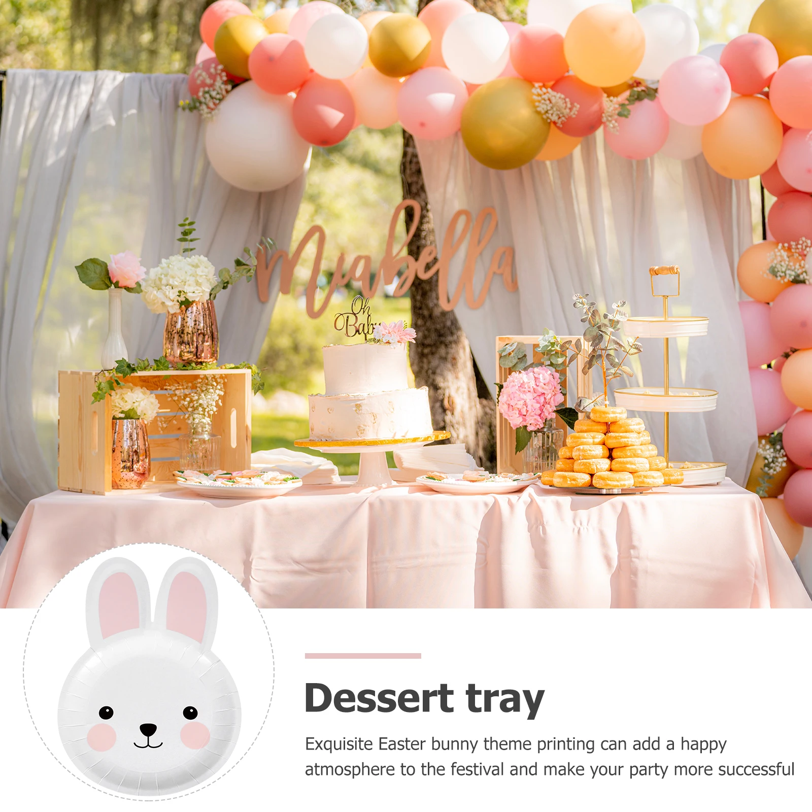 

disposable paper plate Easter paper plate cartoon paper plate disposable tableware disposable paper tableware