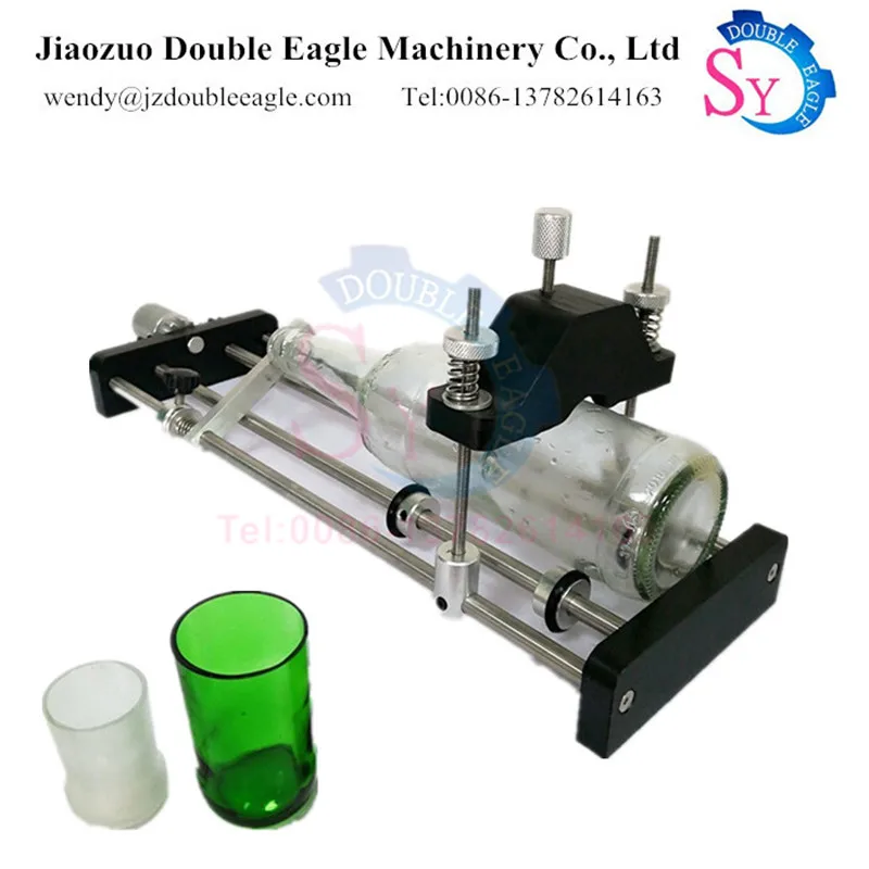 سكين يد قابل للتركيب من الفولاذ المقاوم للصدأ بتصميم جديد لعام 2022 لزجاجة زجاجية مستديرة قاطع يدوي أداة قطع زجاجات النبيذ اليدوية ذاتية الصنع