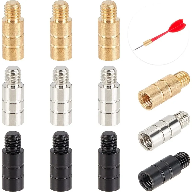 12 Stück 3 Farben 2 Gramm Dartgewichte Messing Akzentuator hinzufügen für Darts mit 2BA-Gewinde Dartzubehör für Dart Gegengewicht