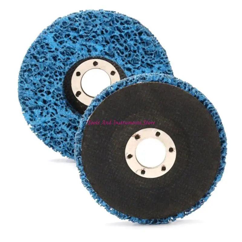 7 pezzi Ruote lucidanti in nylon Dischi abrasivi adatti a efficienti pulizia auto per pulizia della ruggine Rusting C7AC