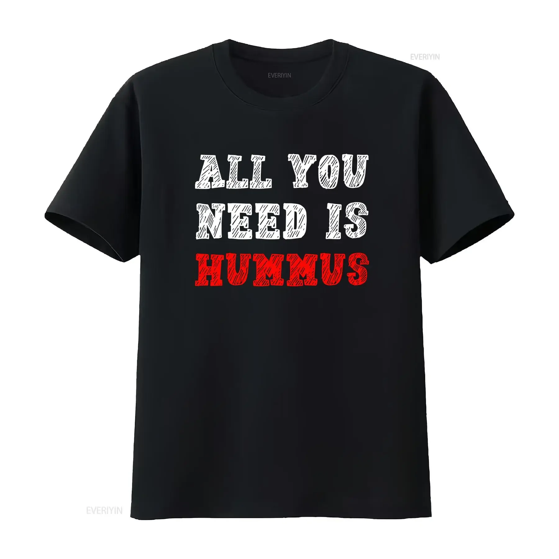 Camiseta divertida con diseño de puré de garbanzos y tahini, perfecta para amantes del hummus, estilo vintage, cómoda y suave.