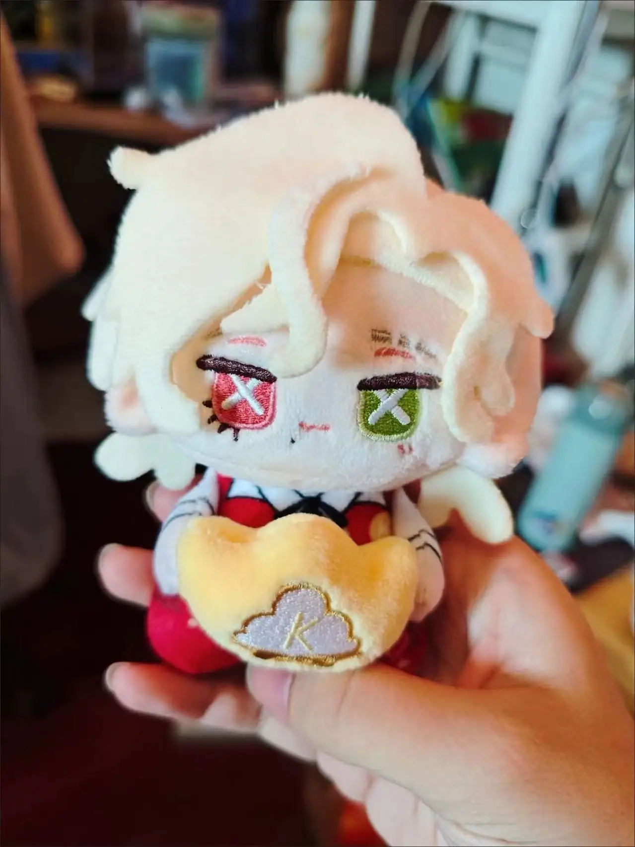 

Мягкая 10 см аниме идентичность V Ричард Стерлинга мультфильм плюшевая кукла игрушка COS наряд для детей и взрослых коллекционные хлопковые подарки