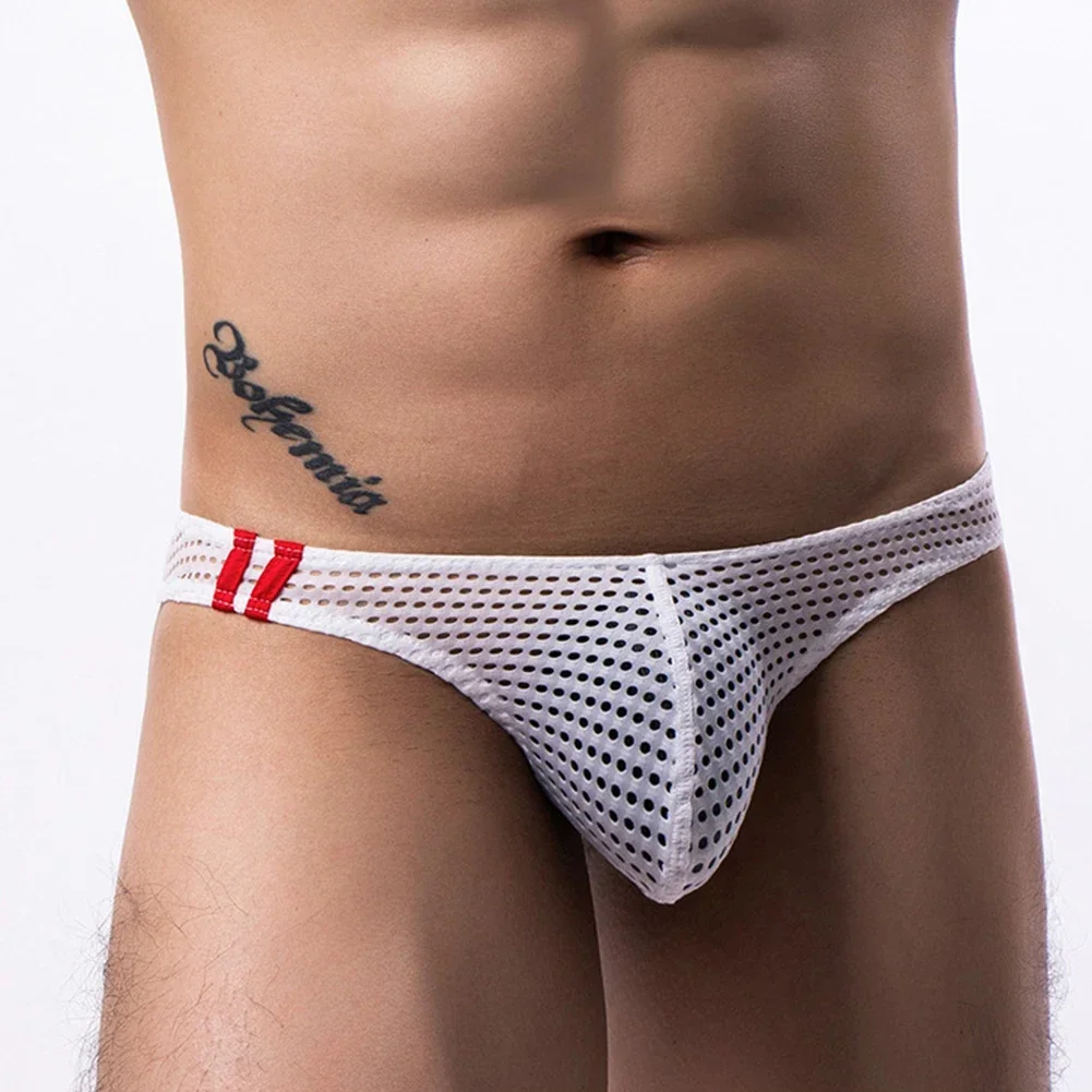 Mode Neue 2023 Kurze Low Rise Transparent String Low männer Höschen Pouch Rise Sexy Bikini Unterhose Unterwäsche