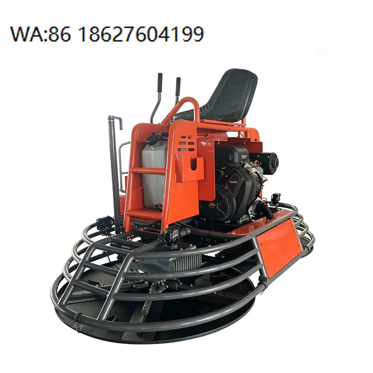 Large Double Disc Riding Troweling Vehicle  Powered Concrete Floor Polishing Finishing Construction Machine