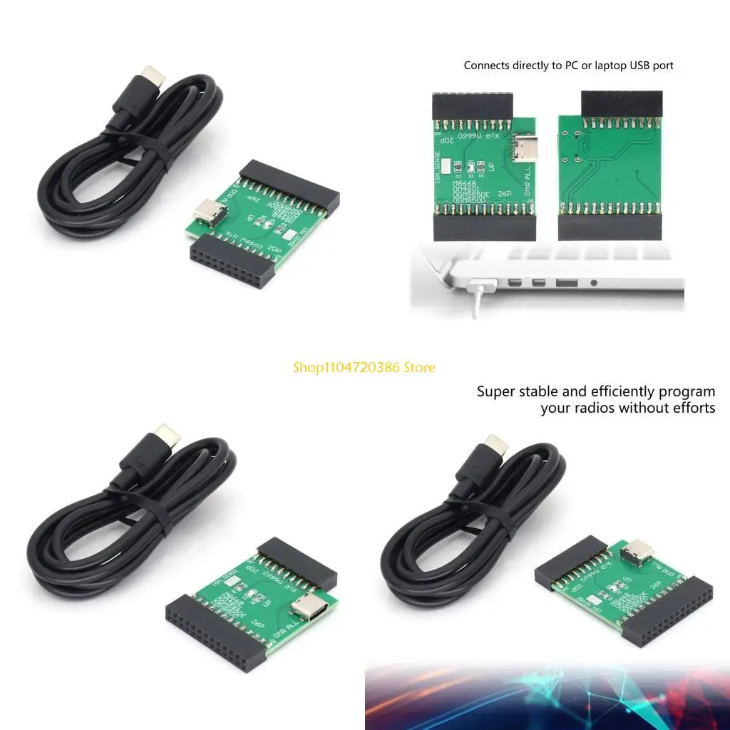 

K0EA Walkies Talkies Радиопрограммист для M8668 dm4601 DGM5550E DGM8500 Программируемый модуль Частотный инструмент