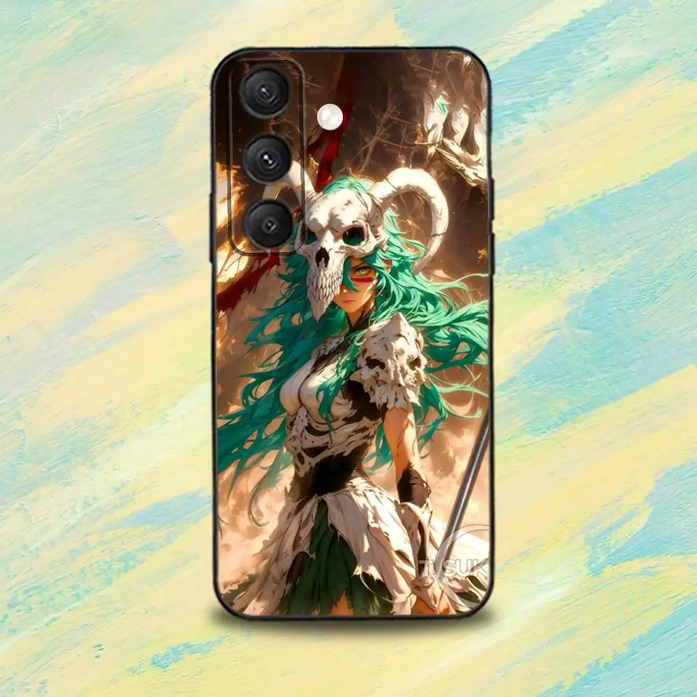 Чехол для телефона B-Bleach N-NellielS для Samsung S25, S24, S10, S22, S21, S20, S23, Ultra, Plus, Lite, FE, мягкий силиконовый черный чехол