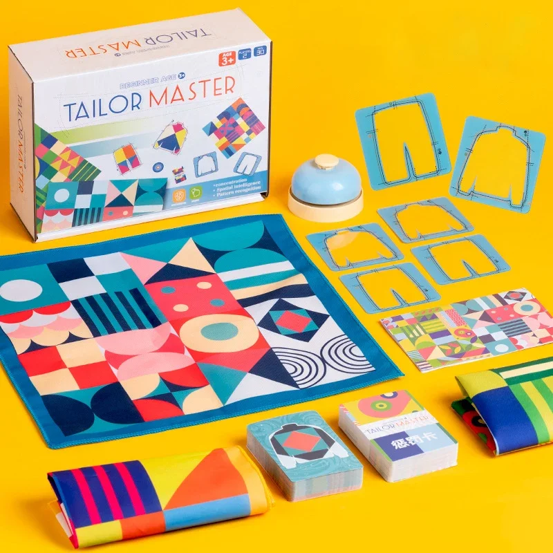 Tailor Master Battle Game Kids Toys Color Shape Matching Logical Thinking Board Games Interactive Montessori Educational Toys