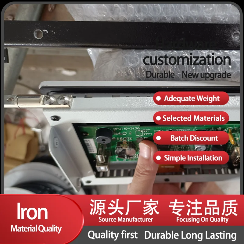 (4-Piece) 360 Degree Arbitrary Stopping Torque Damping Hinge Made Of Iron For Straight Axis Equipment Instruments