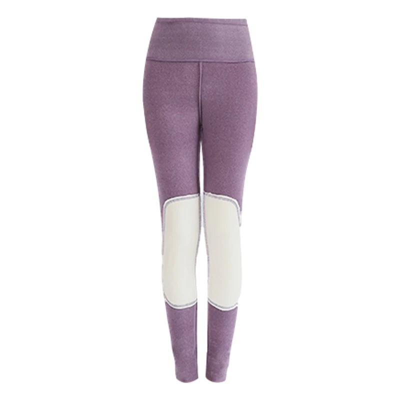Pantalon taille haute Double face pour femme, vêtement chaud d'hiver, Protection des genoux, taille haute, automne