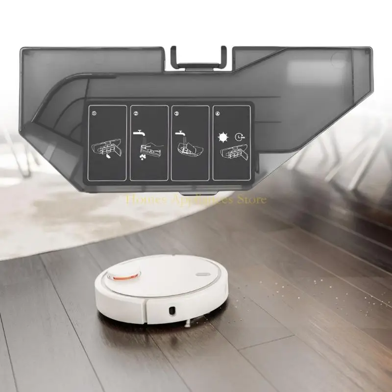 D0AB Caja recolección polvo Caja almacenamiento polvo Polvo Bin Polvo Polvo Componente electrodoméstico para