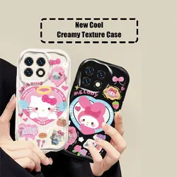 Cool HelloKitty Kuromi Melody Case For Infinix NOTE HOT 40 30 PRO 40I 30I 20 20I 12 9 PLAY Tecno Camon Spark 30 20 3D Wave Cover