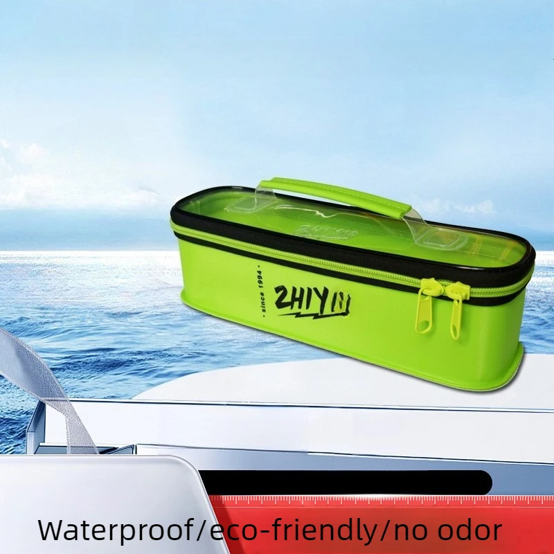 

Fishing Tackle Storage Box, Waterproof Wearable Multi-Functional Lure Case, Thick Durable Organizer for Hooks Baits Parts