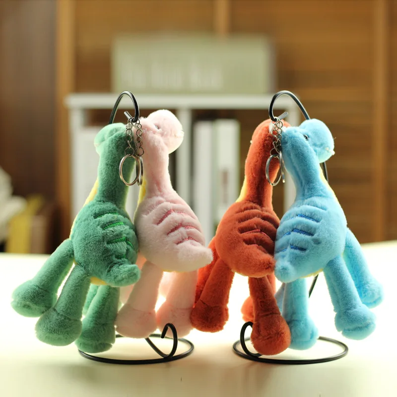 New online celebrity cute  little dinosaur pendant plush toy doll cool Tyrannosaurus Rex bag pendant Keychain decorate doll gift