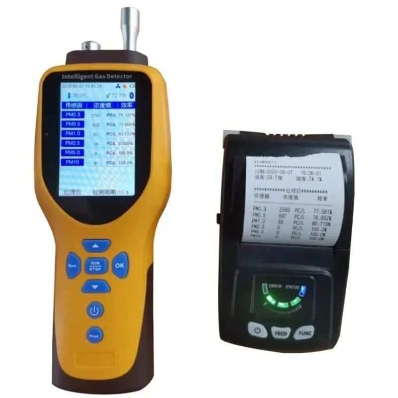 

Melt spraying cloth detector,Dust filter efficiency particle counter PM1.0PM2.5PM10