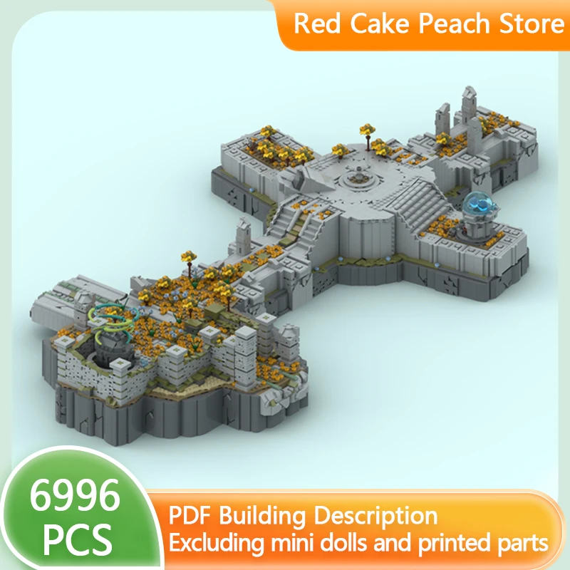 

Popular Game Islands Model MOC Building Bricks East Sky Archipelago Modular Technology Gifts Holiday Assemble Children Toys Suit