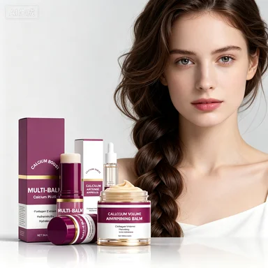 Calcium Collagen Moisturizing Serum, Face Cream & Skin Balm, Gentle Nourishing Hydrating Skincare for Multiple Skin Types