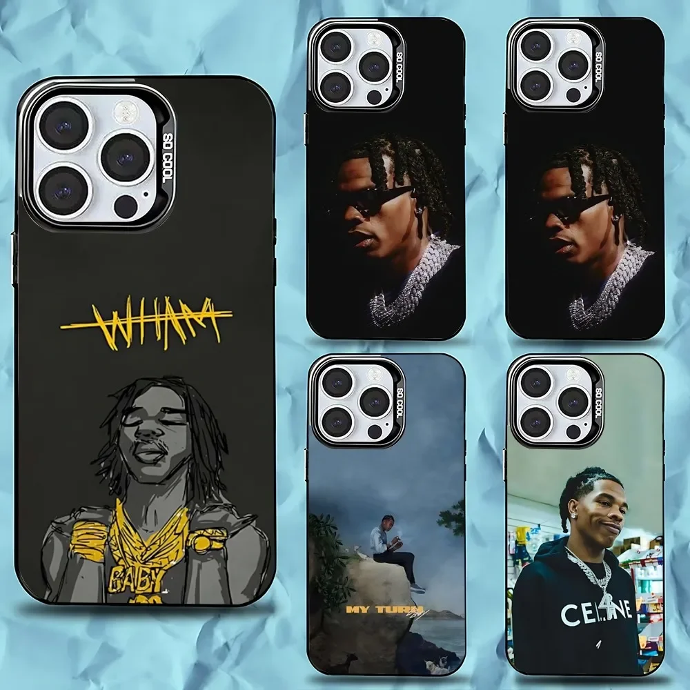 

Lil Baby Rapper Phone Case For iPhone 16,15,14,13,12,11,Pro,Max,Plus,Mini,XS,SE Anti Fall Black Matte Hard Bumper