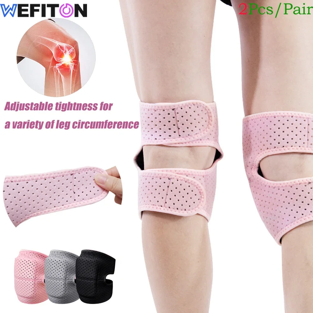 1Pair Knee Brace Sponge Outdoor Dancing Defensive Knee Pads Soccer Running Non Slip Dance Knee pads Warm For Reducing Joint Pain