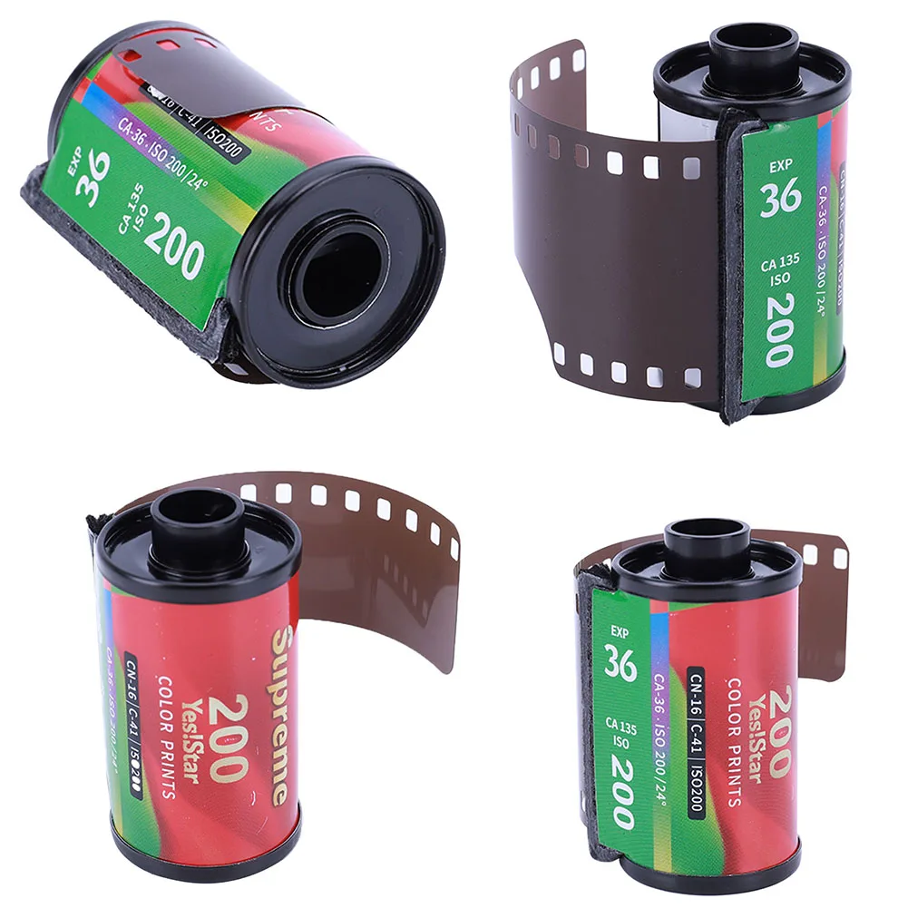 ISO 200 Color Film 135 Universal Type Color Print 35mm Film Color Print Film 36 Exposures Per Roll