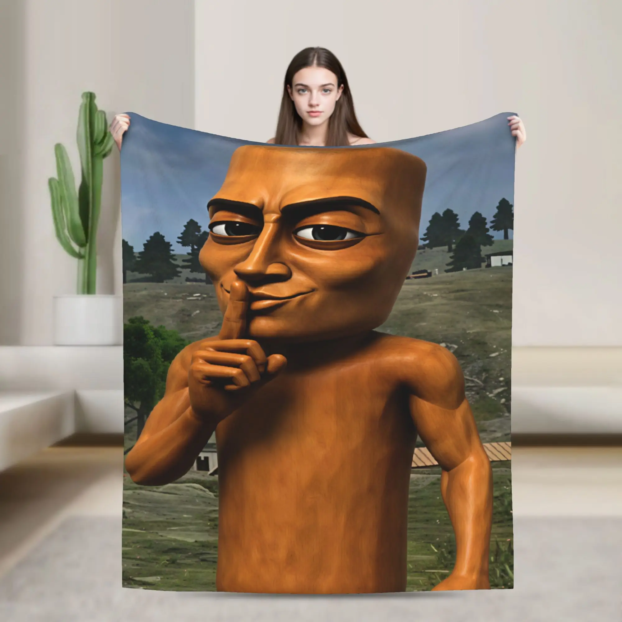 Tung Shushing Gesture Rural Hills Blanket  Decorative Flannel Bedding Throws For Bedroom Warm Soft Customized Quality Bedspread