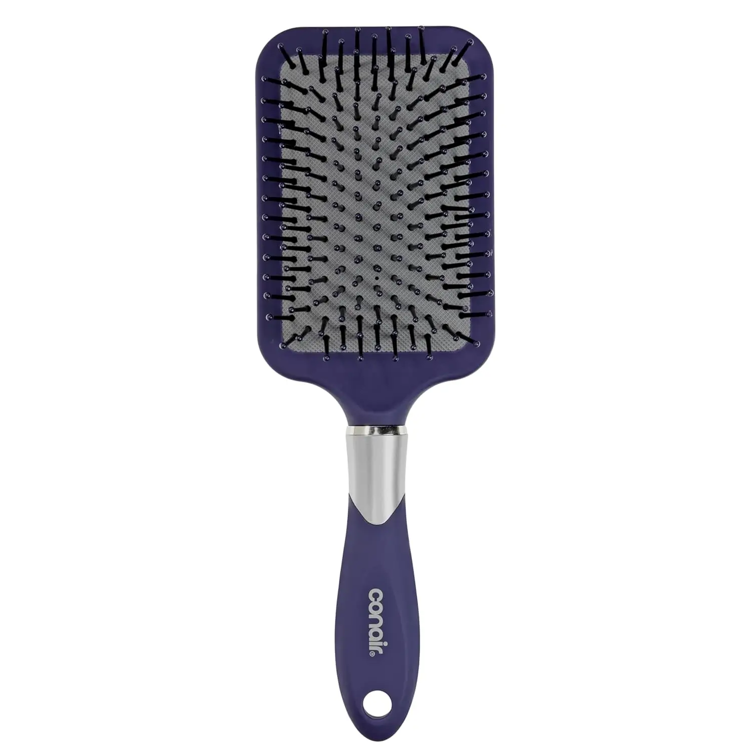 

Conair Totally Smooth Ultra Paddle Brush, Wide Detangling Hair Brush with Ball-Tipped Bristles and Flexible Cushion Base, Ideal for Thick Hair, Color May Vary